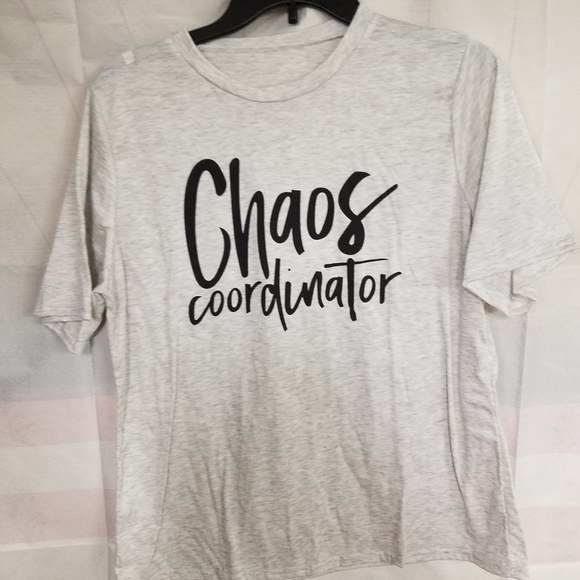 Chaos Coordinator XXL Light Heather Gray Tee - Picture 1 of 1
